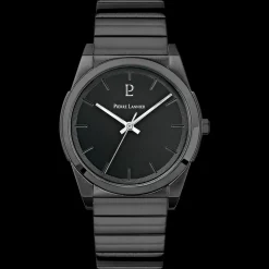 Montre Homme CANDIDE Cadran Noir Bracelet Acier Noir