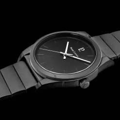 Montre Homme CANDIDE Cadran Noir Bracelet Acier Noir