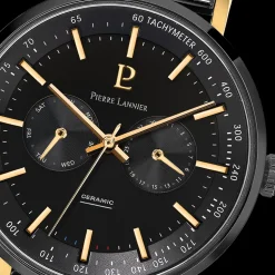 Montre Homme CERAMIC Cadran Noir Bracelet Céramique Noir