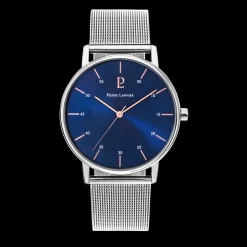 Montre Homme CITYLINE Cadran Bleu Bracelet Acier milanais Argenté