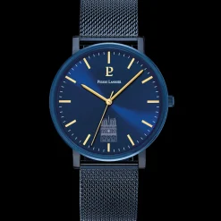 Montre Homme COEUR BATTANT Bleu Cadran Bleu Bracelet Acier milanais Bleu 20 MM