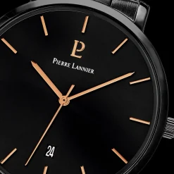 Montre Homme ECHO Cadran Noir Bracelet Acier Noir
