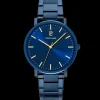 Montre Homme ESSENTIAL Cadran Bleu Bracelet Acier  Bleu