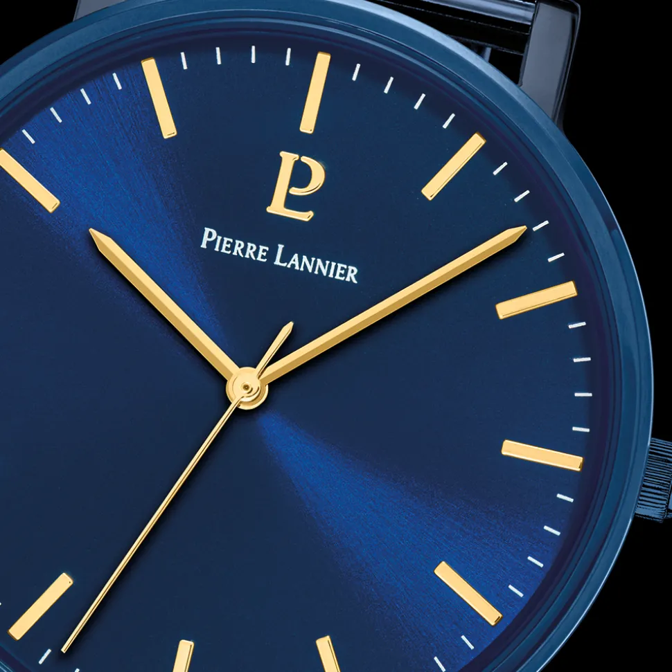 Montre Homme ESSENTIAL Cadran Bleu Bracelet Acier milanais Bleu