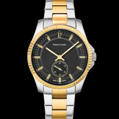 Montre Homme METROPOLITAIN Cadran Noir Bracelet Acier Bicolore