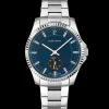 Montre Homme METROPOLITAIN Cadran Bleu Bracelet Acier Argenté